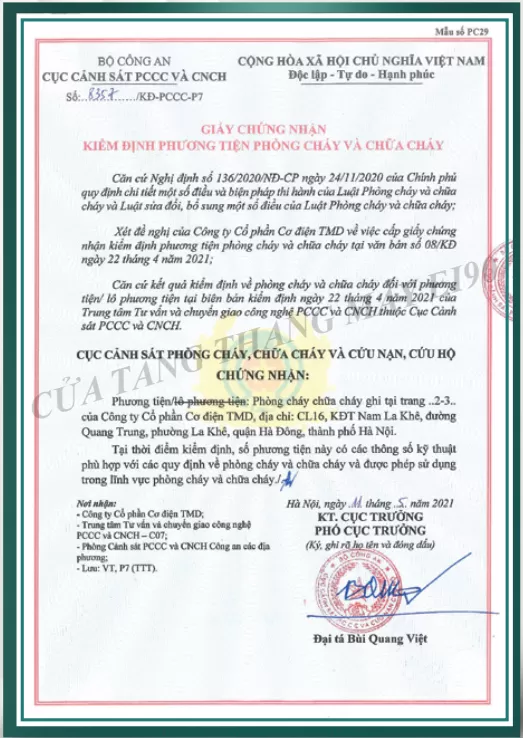 Giấy chứng nhận